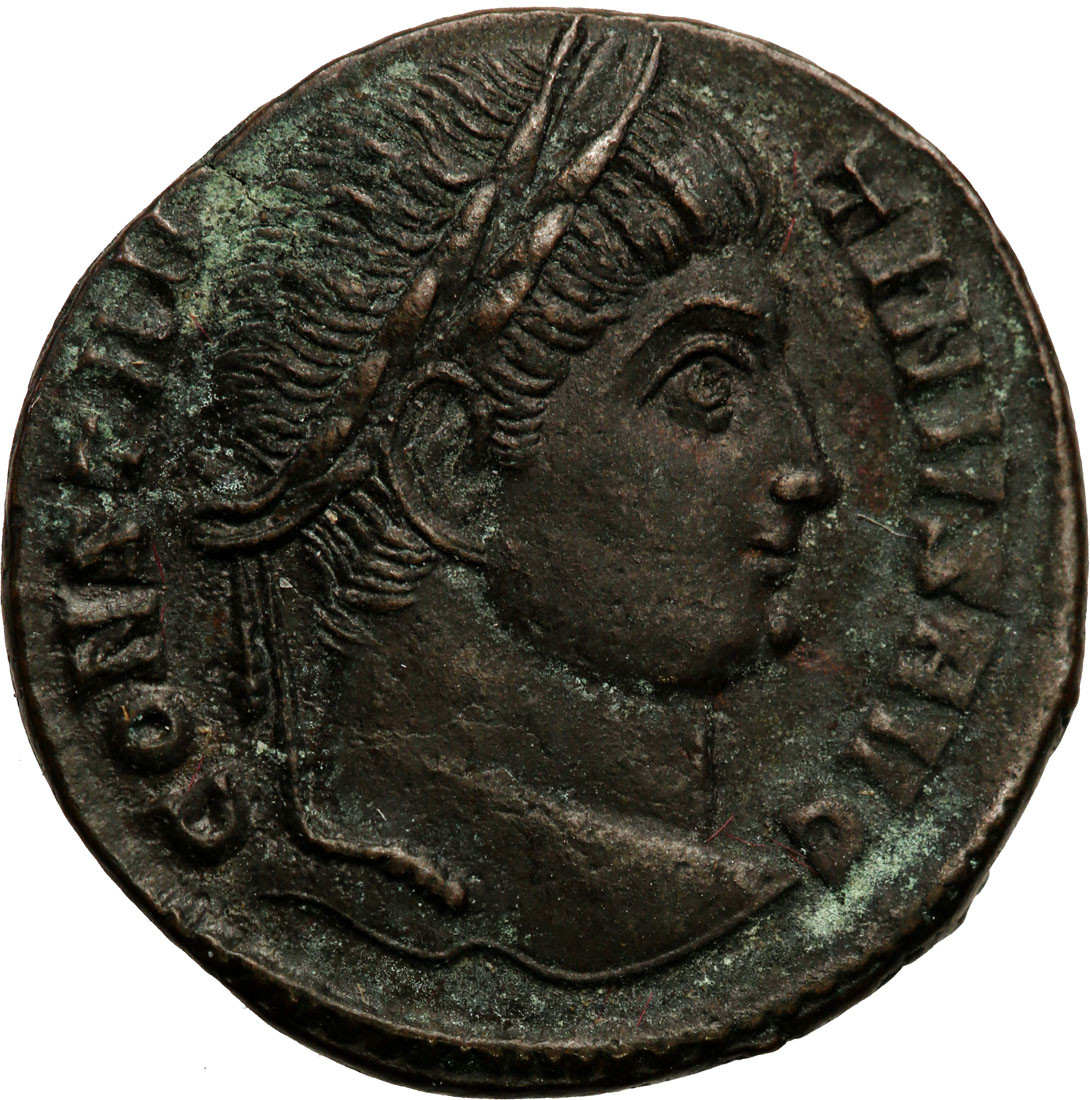 Cesarstwo Rzymskie. Konstantyn I Wielki (307-337). Follis 322-337, Ticinum